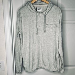 EZEKIEL Sz L Men’s Hoodie Gray 100% Cotton
